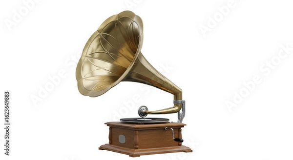 Obraz Isolated Gramophone