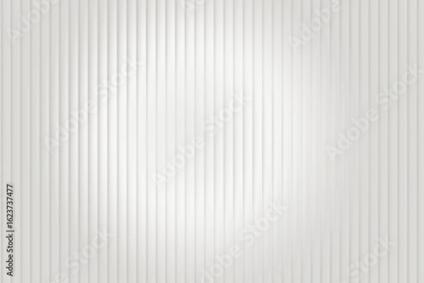 Fototapeta Ribbed or reeded glass effect white background texture
