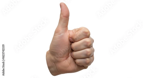 Obraz Isolated Thumbs Up