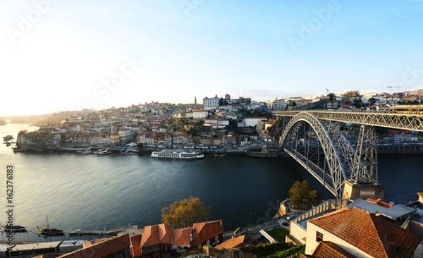 Obraz Dom luis bridge and Douro river, Portugal.