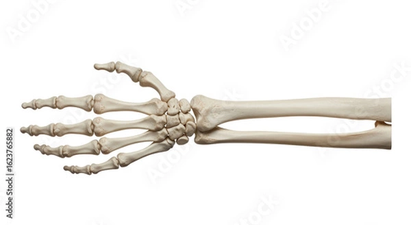 Obraz Isolated Human Hand Skeleton