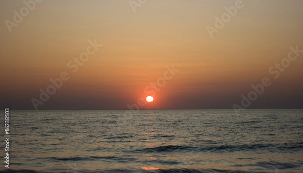 Obraz sunset baltic sea