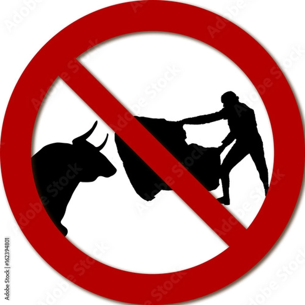 Fototapeta Prohibido torear.
Deseo de una parte de la población de suprimir las corridas de toros.
