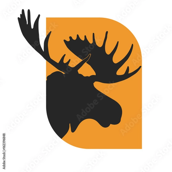 Fototapeta Moose icon