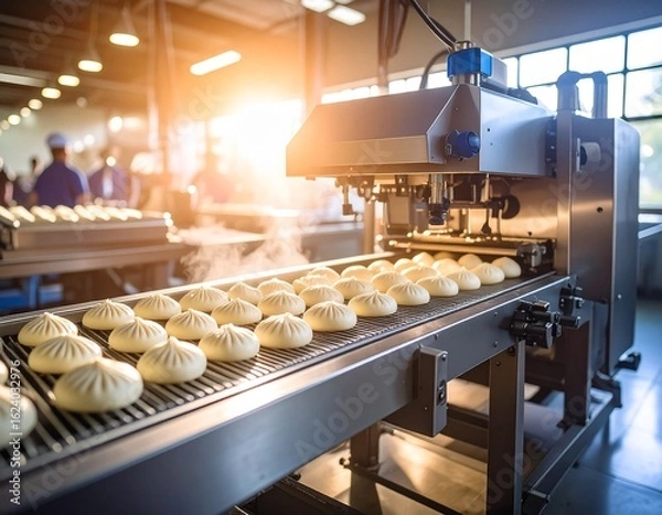 Obraz Automated Steamed Bun Manufacturing
Process