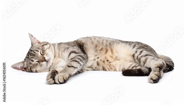 Obraz sleeping cat lying down