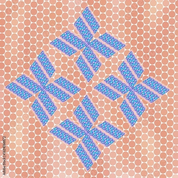 Fototapeta background, pattern, textile, abstract, modern, vector, illustration, design, art, decoration, fabric, shape, line, seamless, texture, curve, graphic, horizontal, ornament, geometric, print, tile, des