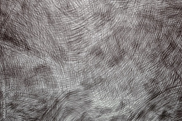 Fototapeta Abstract drawing with a ballpoint pen on paper