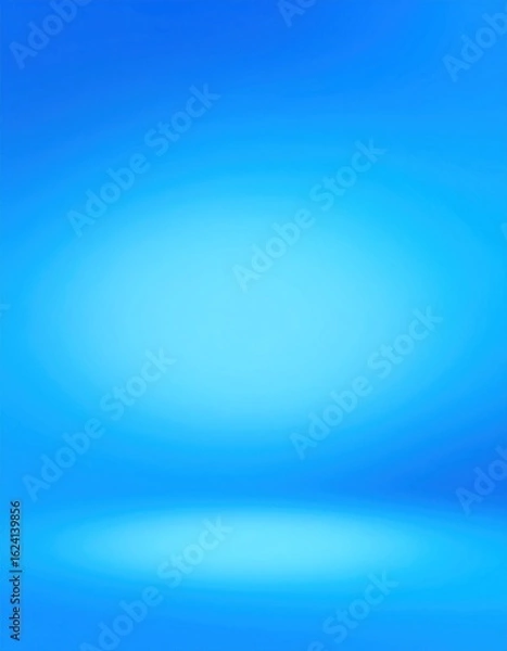 Obraz Soft blue gradient studio backdrop