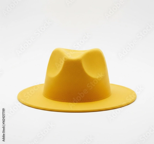 Fototapeta yellow hat isolated