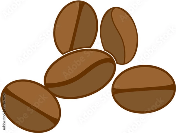 Obraz background ilustration coffee beans