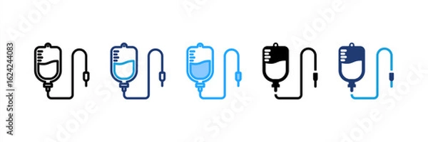 Obraz Iv Bag icon set multiple style collection