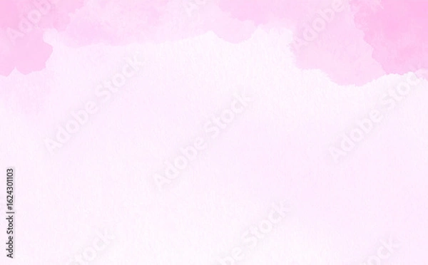Fototapeta シンプルなピンク色の水彩の背景テクスチャ	
