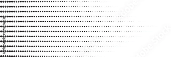 Obraz Background with monochrome dotted texture. Polka dot pattern template. vector ilustration