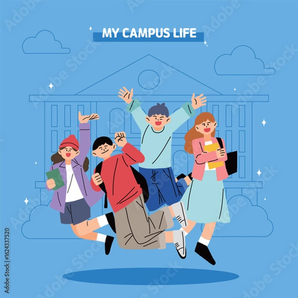 Obraz 대학교 새학기 캠퍼스 라이프