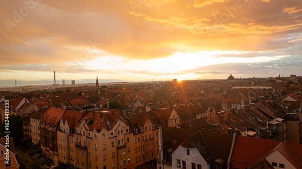 Fototapeta beutiful view aoubt nuernberg