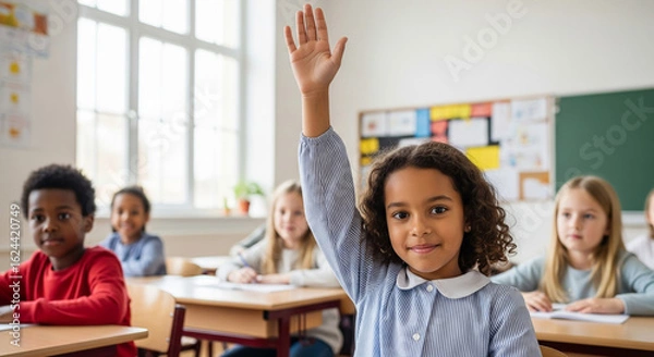 Fototapeta Close-up of professional hands typing on a laptop keyboard in a sunlit office, representing modern business and technology