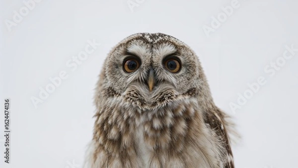 Fototapeta Tiny Owl Peering Skyward