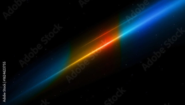 Obraz Abstract space background with stars and galaxy night sky design.