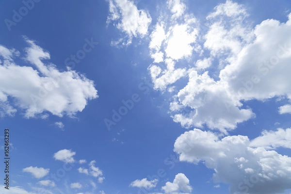 Fototapeta Clouds with blue sky background