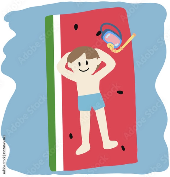 Obraz 여름 튜브 바다