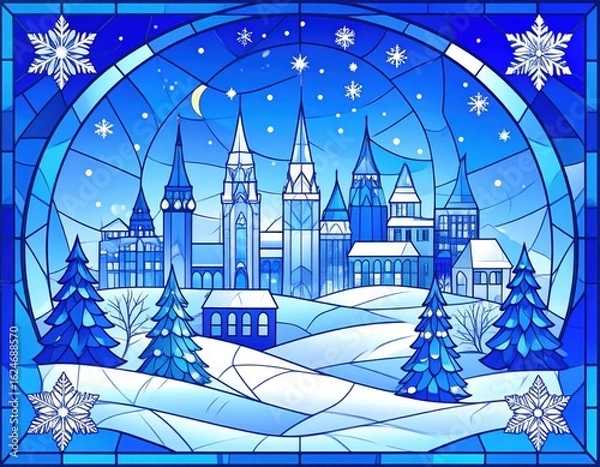 Fototapeta stained glass window