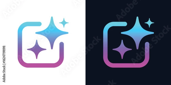 Fototapeta Artificial Intelligence AI Chip in Human Brain. Artificial Intelligence icon with Machine learning, digital skills, generative AI, AI technology, algorithm, virtual intelligence and future	