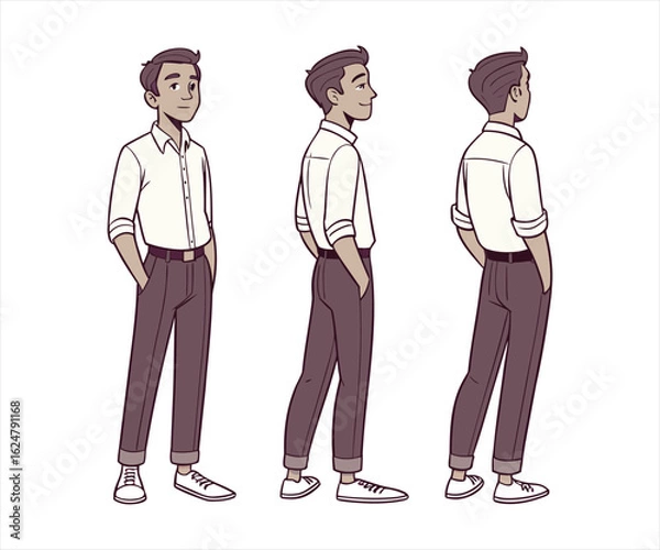 Fototapeta Group of diverse businesspeople in suits standing together, representing a successful corporate team
