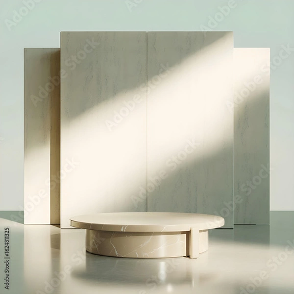 Obraz Product Showcase Stage Background with Soft Lighting