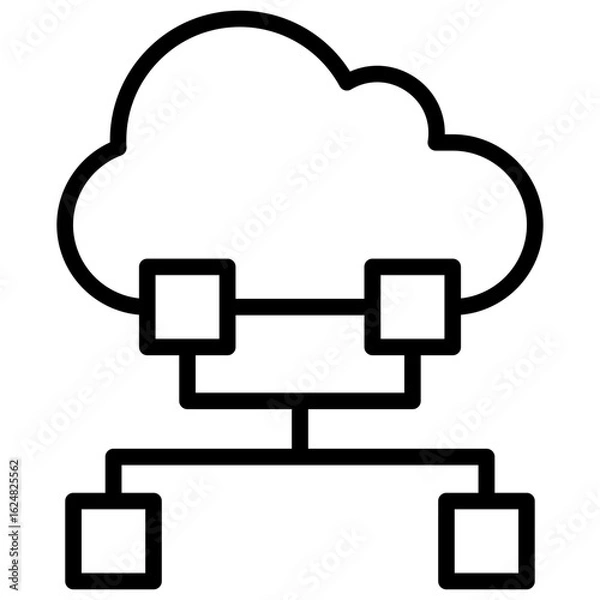 Fototapeta Scenario Planning Icon