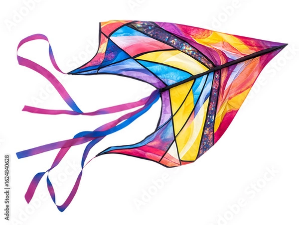 Obraz Colorful kite flying with