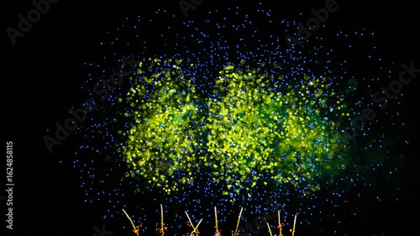 Fototapeta グリーン花火