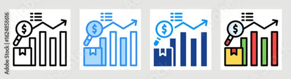 Obraz Consumer Price Index Collection Set Multiple Style