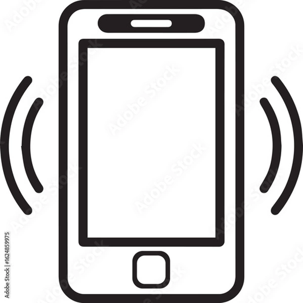 Fototapeta Ringing phone icon