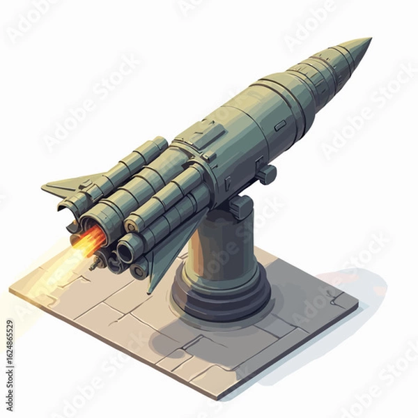 Obraz war rocket launcher is very cool