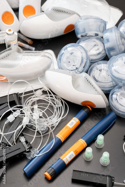 Fototapeta Consumables for insulin pump