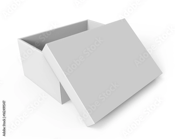 Fototapeta blank paper box
