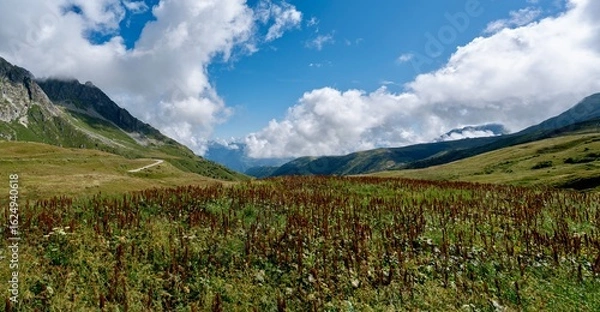Obraz mountain landscape with blue sky
