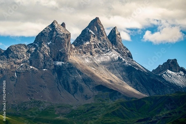 Obraz mountains and clouds