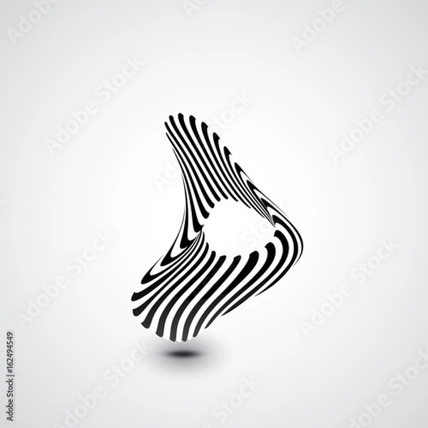 Fototapeta Abstract dynamic illustration