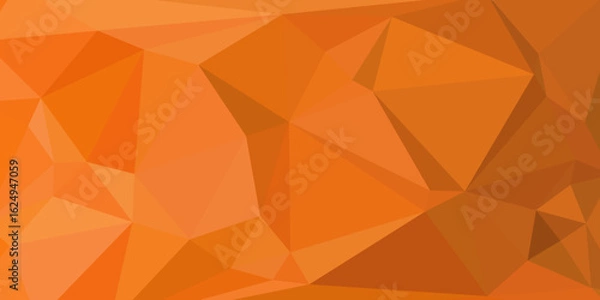 Obraz abstract background consisting of triangles, polygon gradient background illustration.