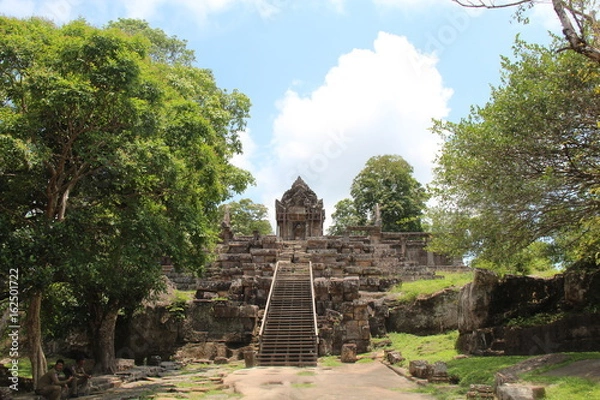 Obraz Cambodia. Preah Vihea Temple. Siem Reap . Preah Vihea Provice.