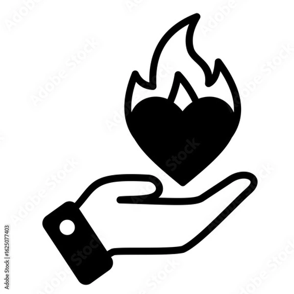 Fototapeta Passionate Icon