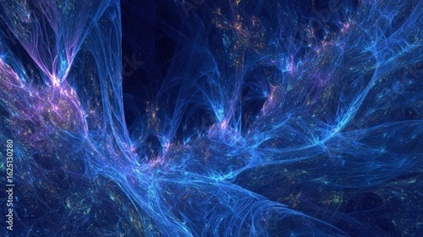 Obraz Abstract Glowing Cosmic Patterns