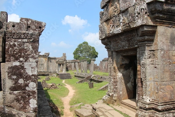 Obraz Cambodia. Preah Vihear Temple . Preah Vihear Provice. Siem Reap. 