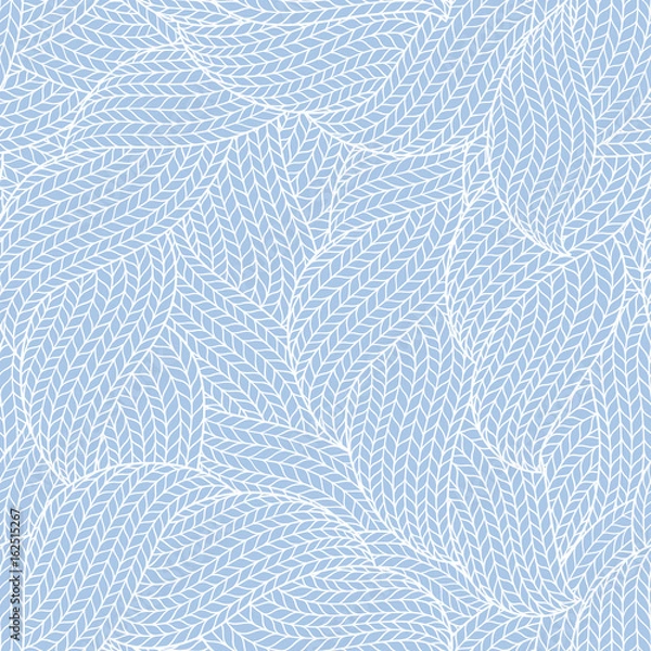 Fototapeta Knitted Doodle Seamless Colorful Ornamental  Pattern