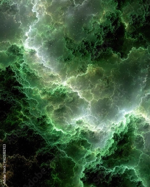 Obraz Abstract Colorful Space Nebula