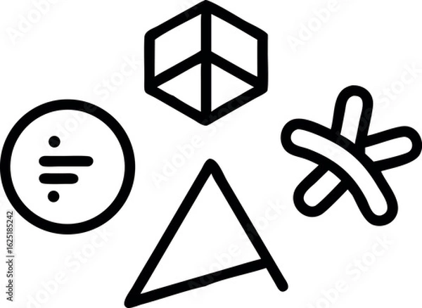 Fototapeta Waved 3D Service Sign on Vintage Background