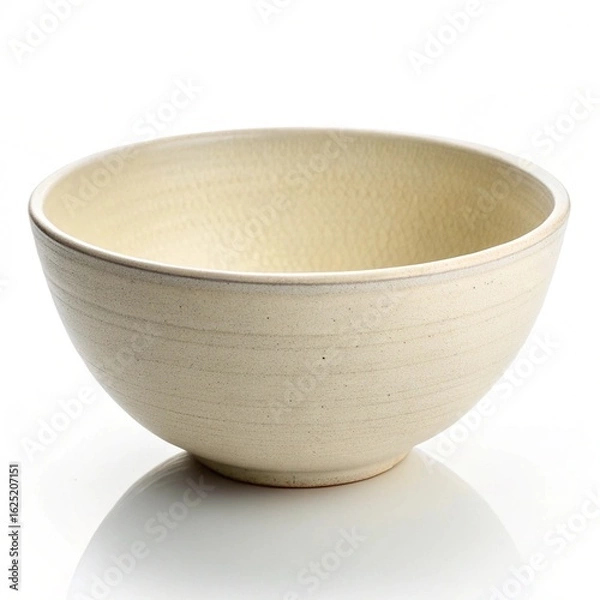 Obraz empty bowl on white background