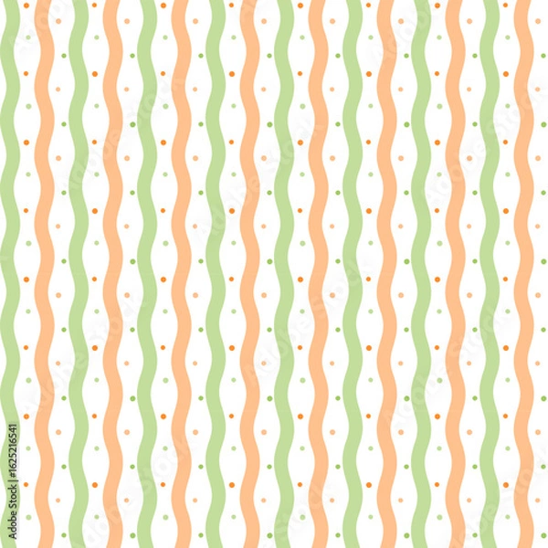Fototapeta Color line with green and orange